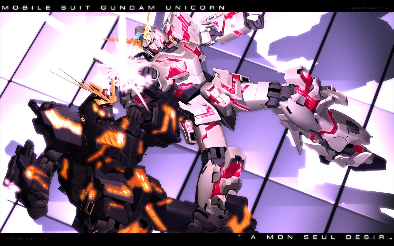 Gundam Unicorn in combat