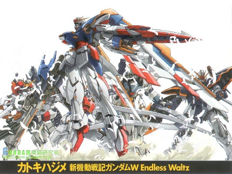 Gundam W Endless Waltz artwork
