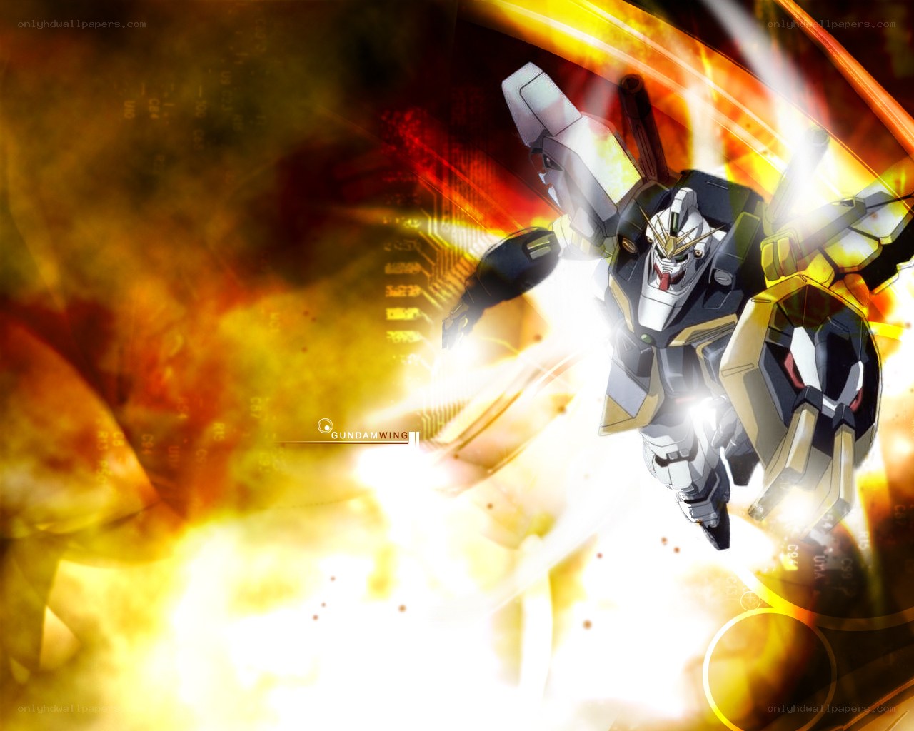 Gundam Wing in action