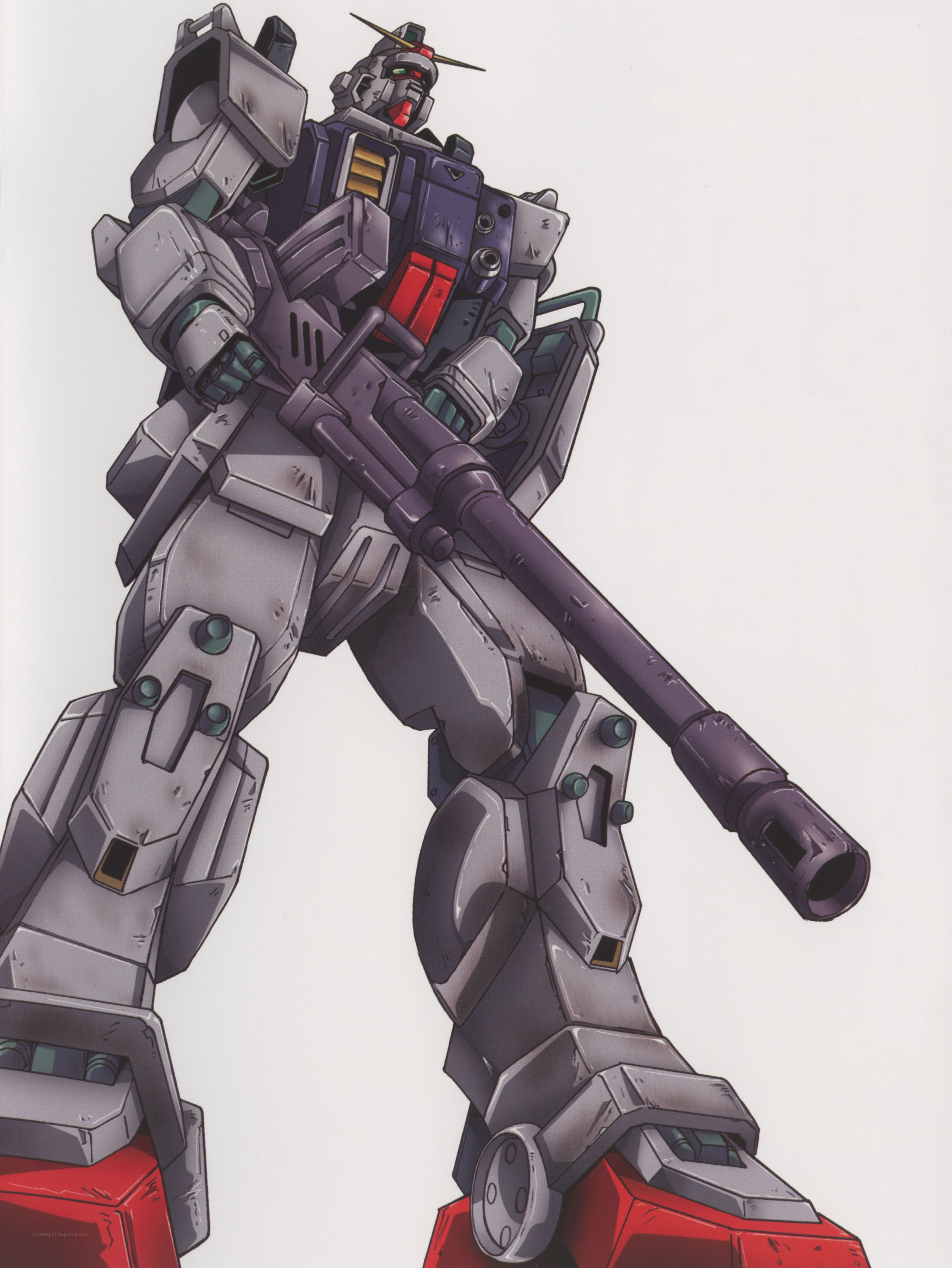Gundam with rifle