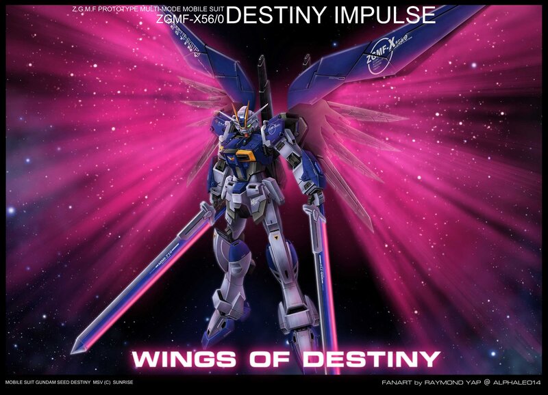 Gundam with Wings — Purple