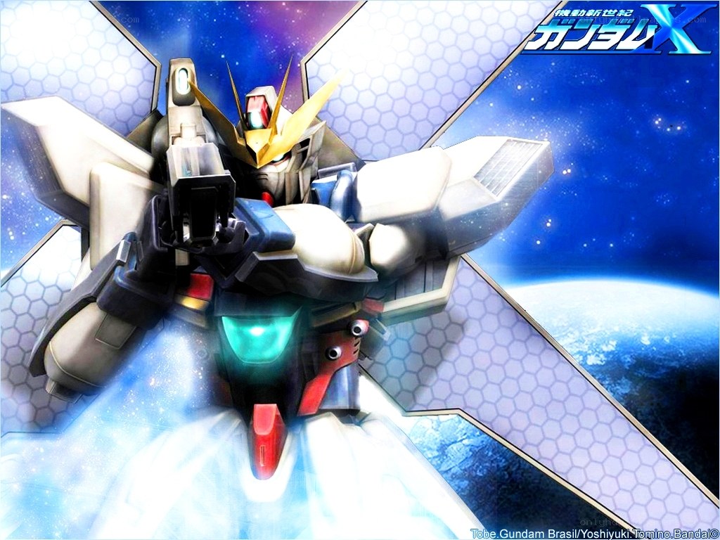 Gundam X in space