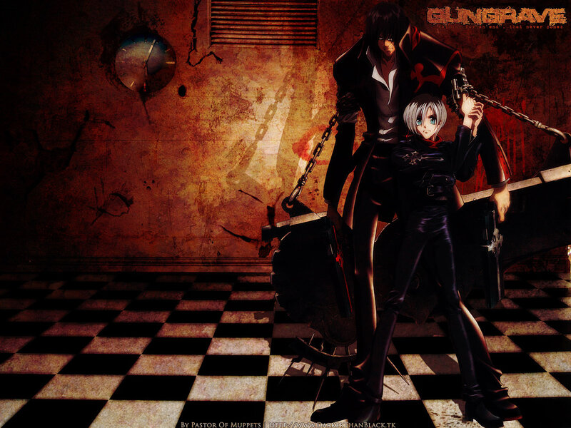 Gungnir and Gungnir in a dark room