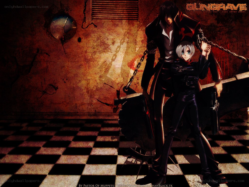 Gungnir and Gungnir in a dark room