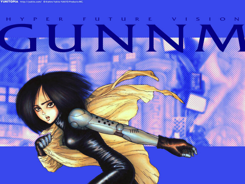 Gunnm character in action