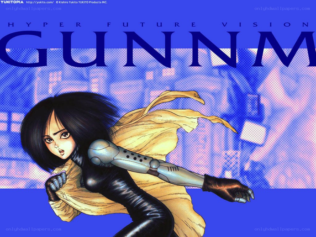 Gunnm character in action