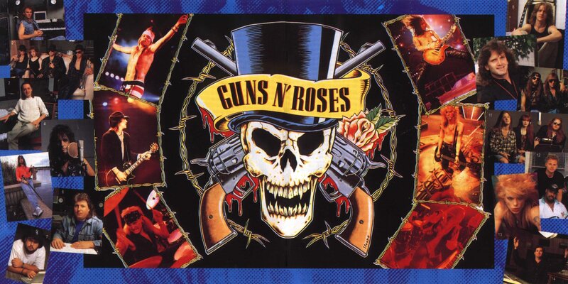 Guns N' Roses band collage