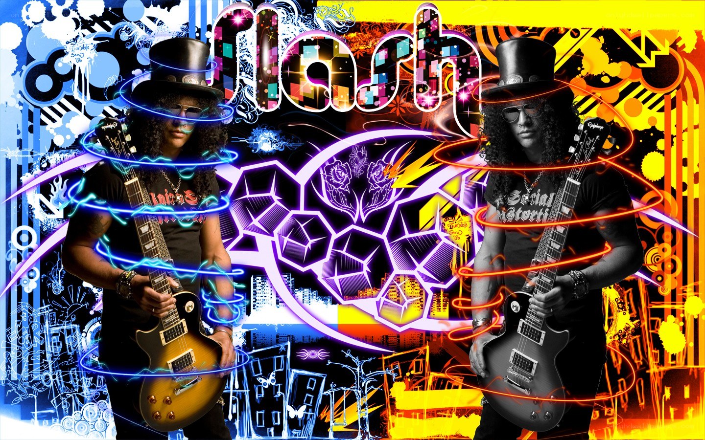 Guns N' Roses flash art