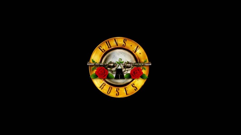 Guns N' Roses Logo — Black, Dramatic