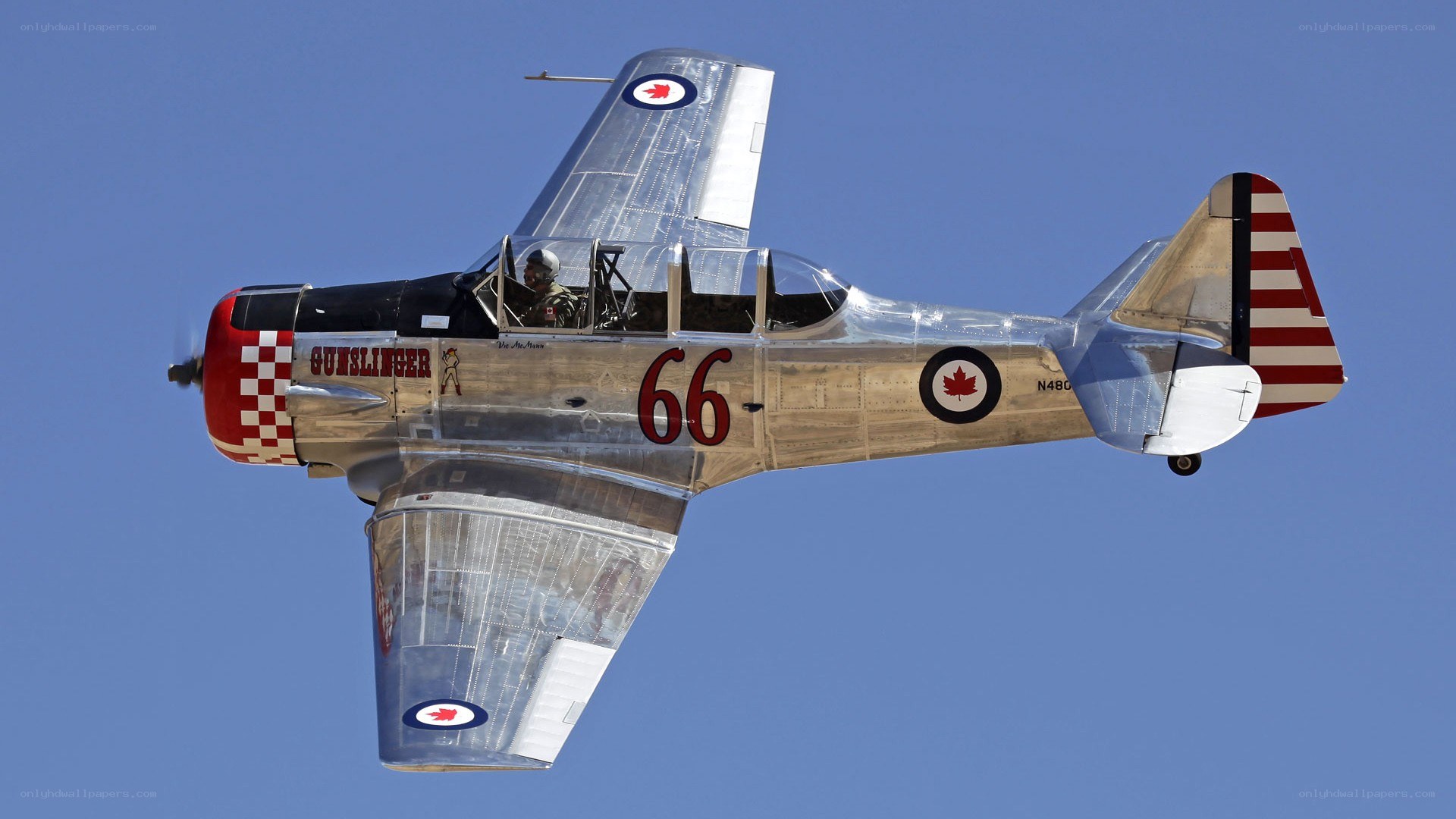 Gunslinger aircraft in flight
