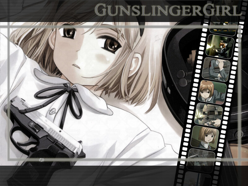 Gunslinger Girl anime artwork