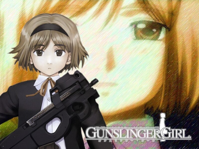 Gunslinger Girl anime artwork