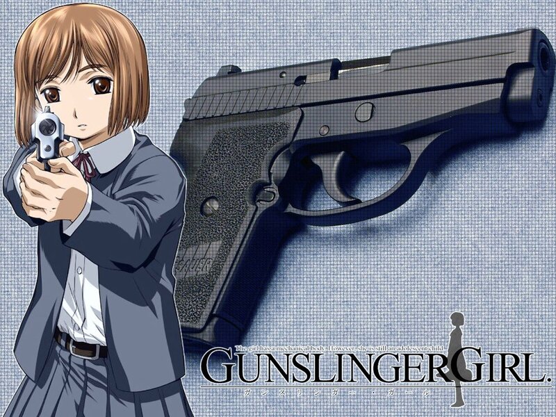 Gunslinger Girl anime artwork