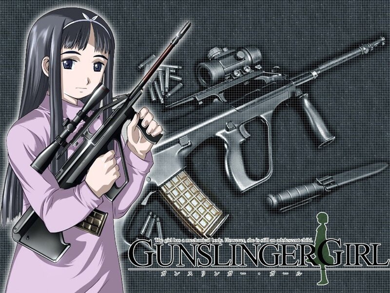 Gunslinger Girl anime artwork