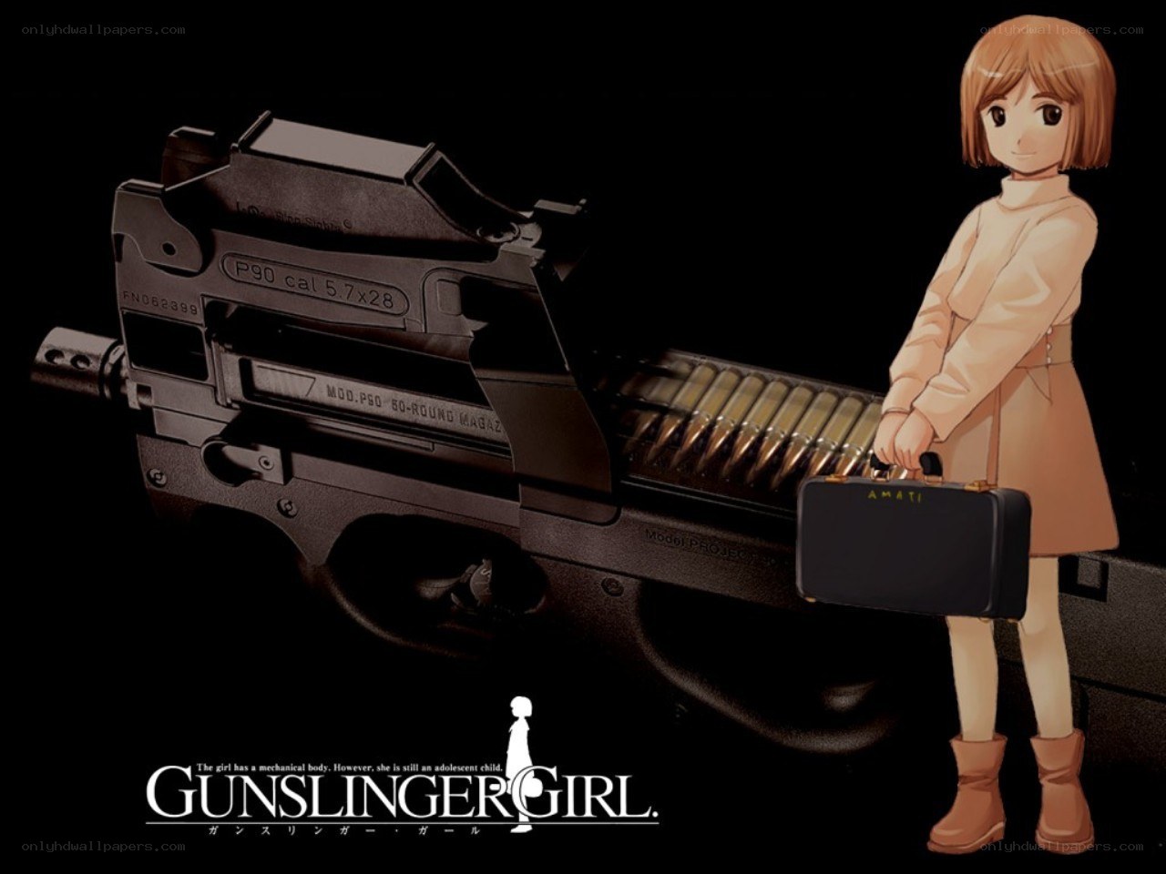 Gunslinger Girl anime artwork
