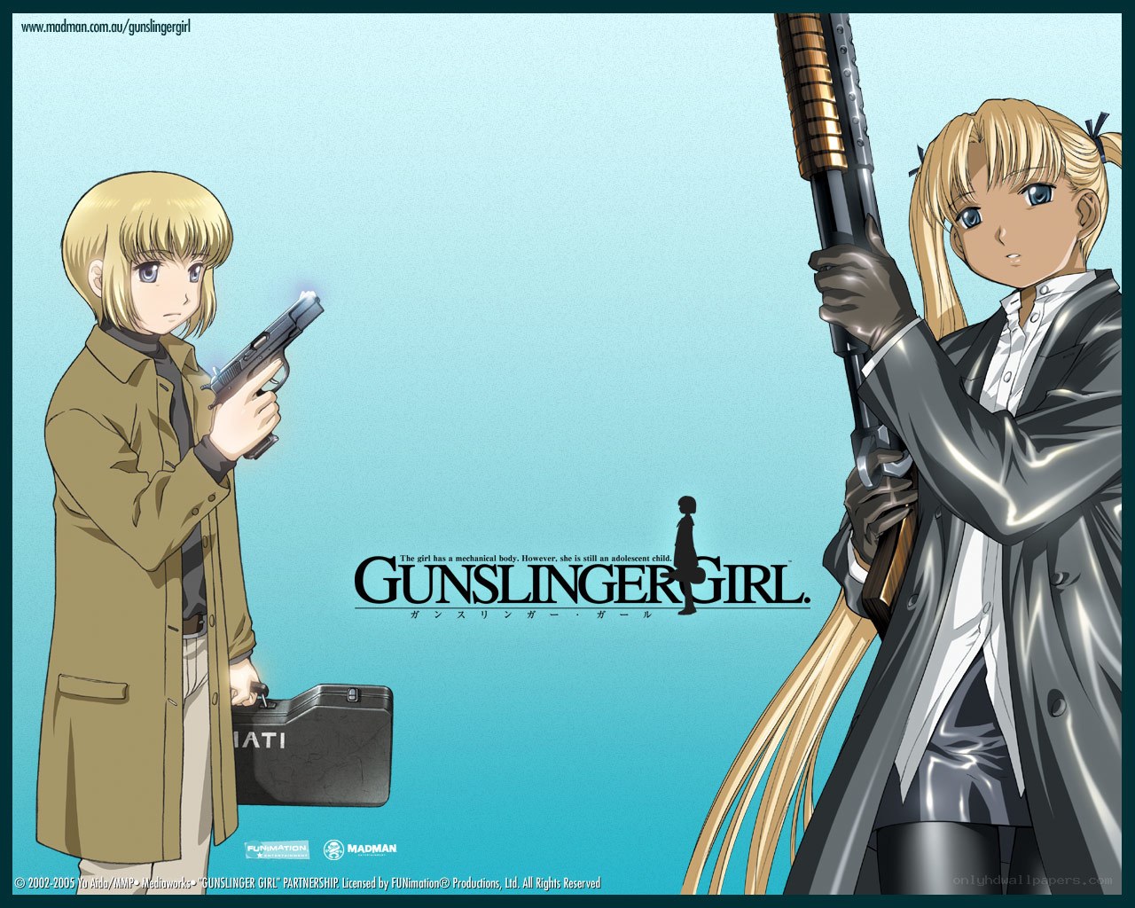 Gunslinger Girl anime artwork