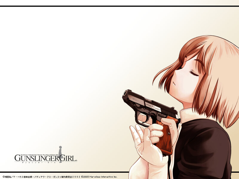 Gunslinger Girl anime artwork