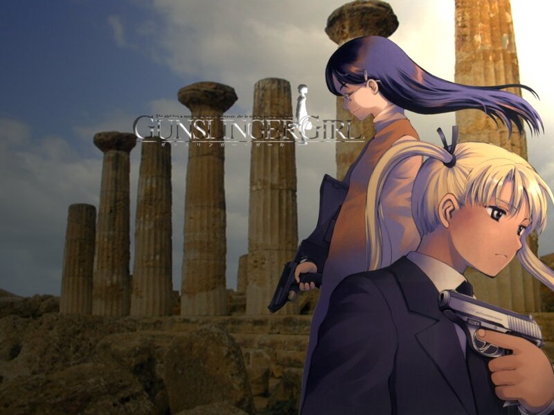 Gunslinger Girl anime scene