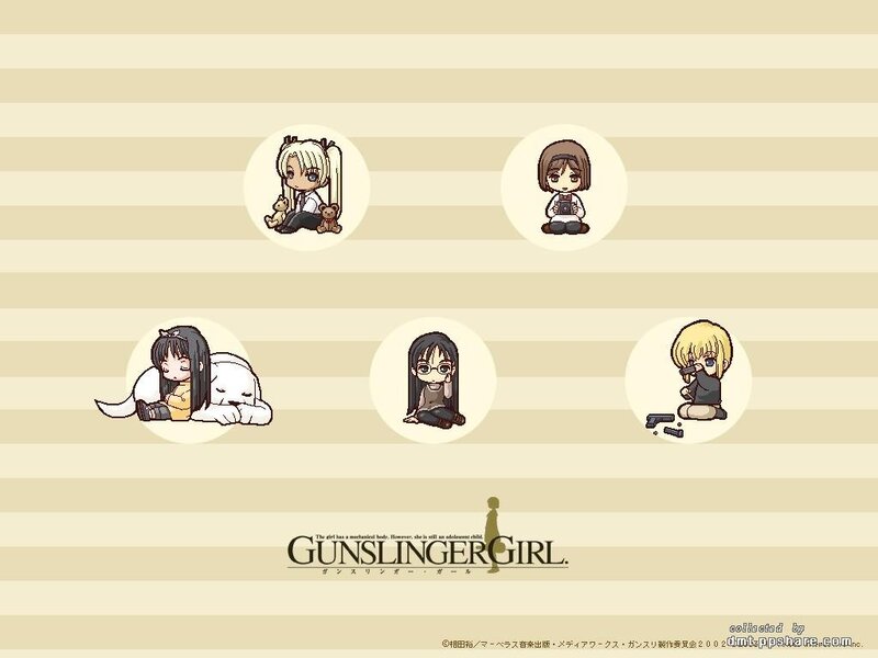 Gunslinger Girl chibi characters