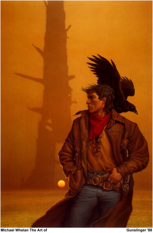 Gunslinger with crow