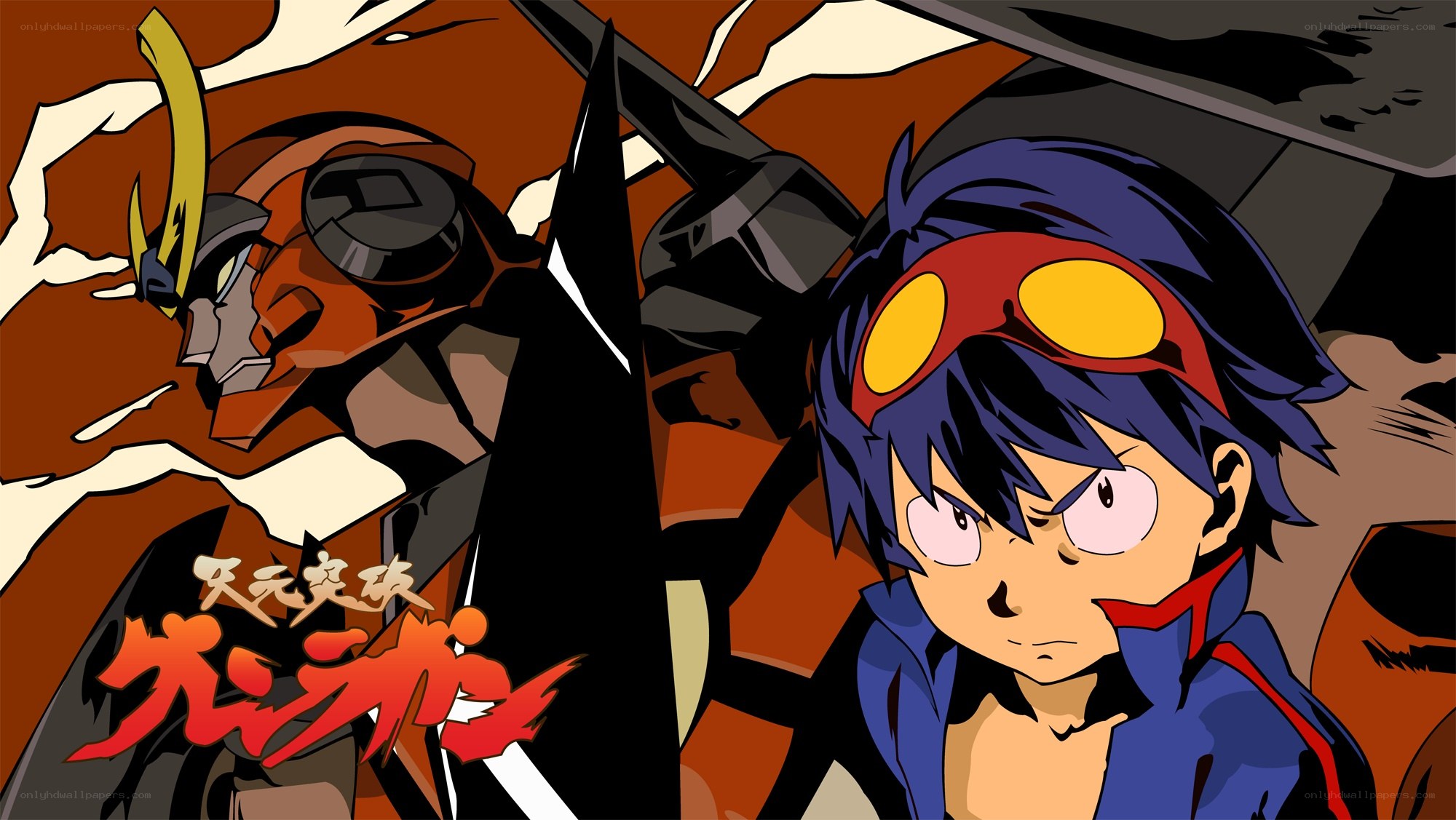Gurren Lagann anime art