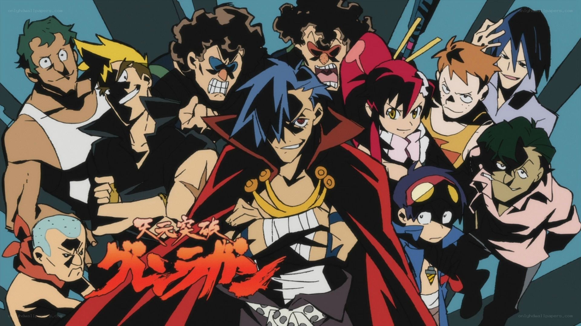 Gurren Lagann cast group