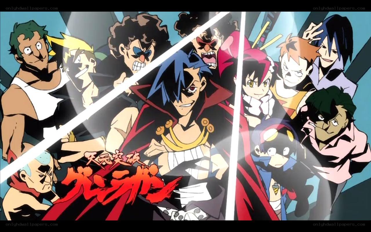 Gurren Lagann cast poster