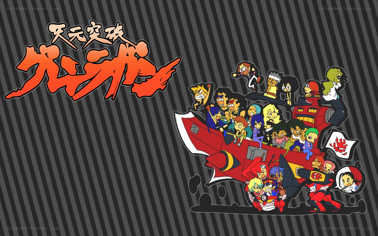 Gurren Lagann character art