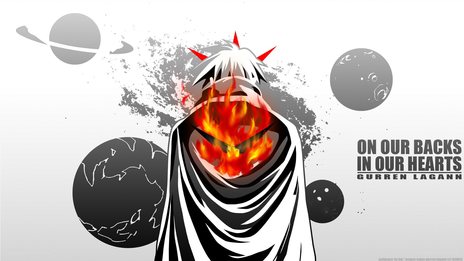 Gurren Lagann character art