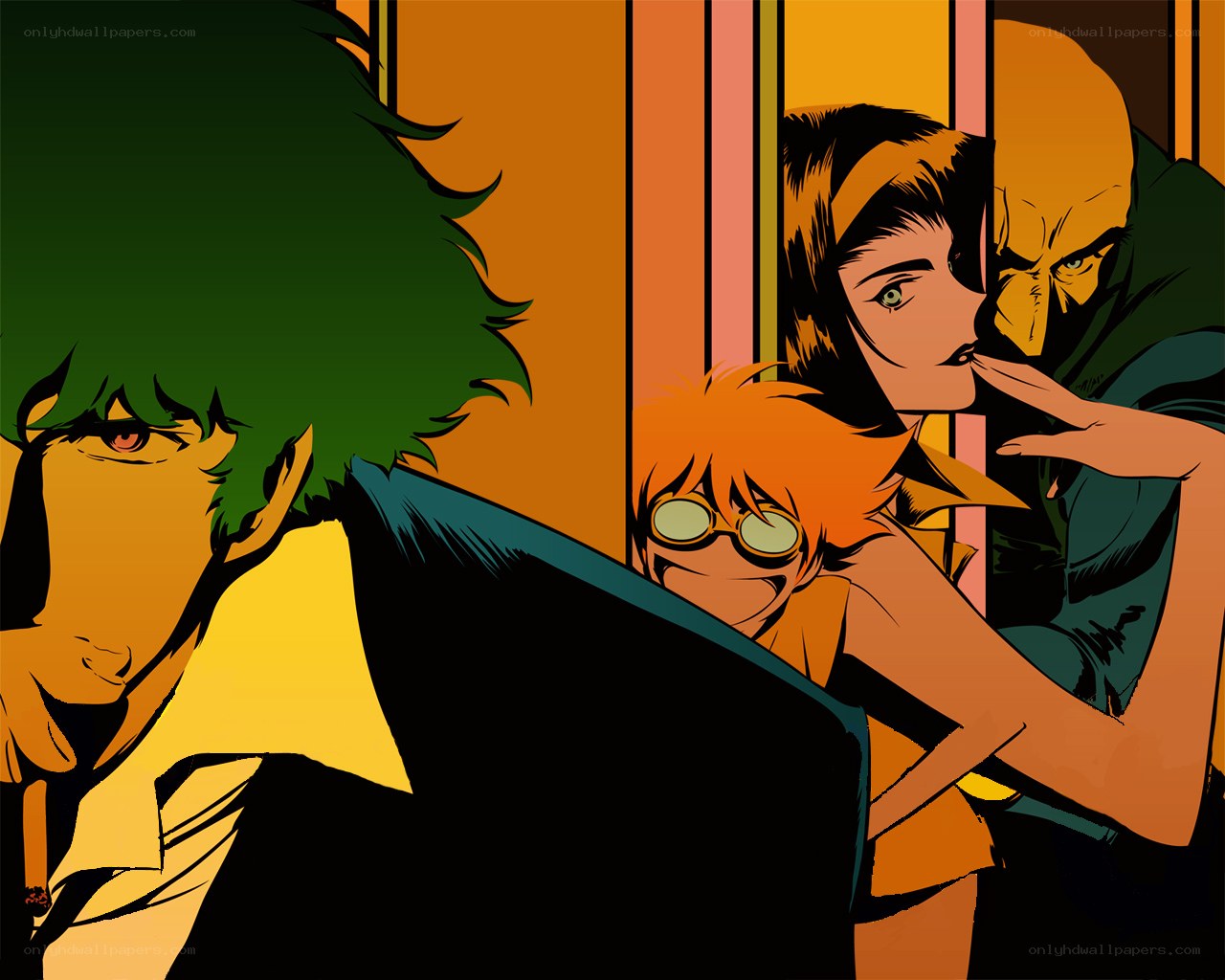 Gurren Lagann characters in action