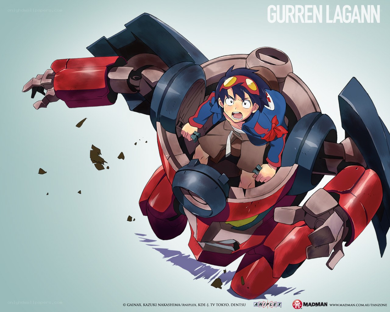 Gurren Lagann mecha action