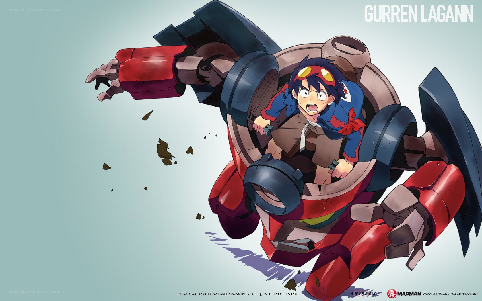 Gurren Lagann mecha action