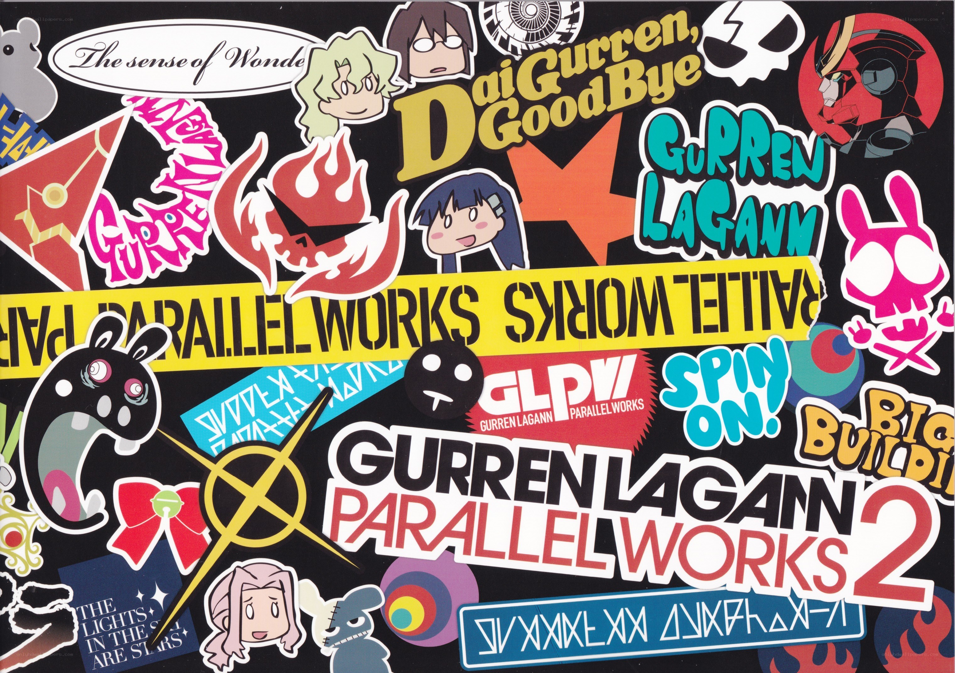 Gurren Lagann Parallel Works 2 stickers