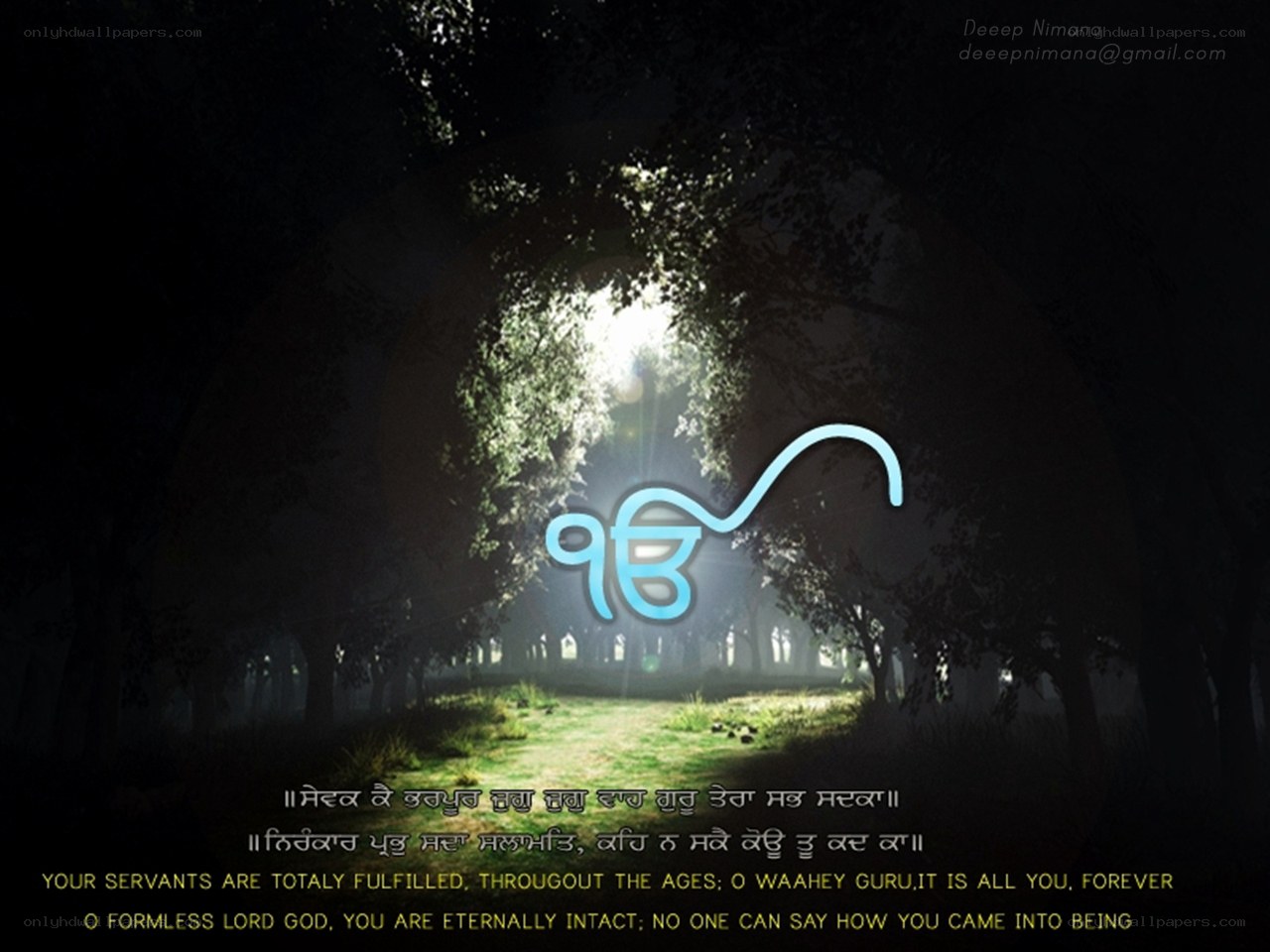Guru in the forest