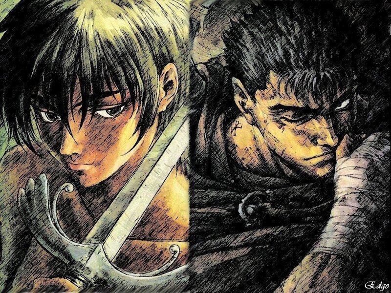 Guts and Casca from Berserk