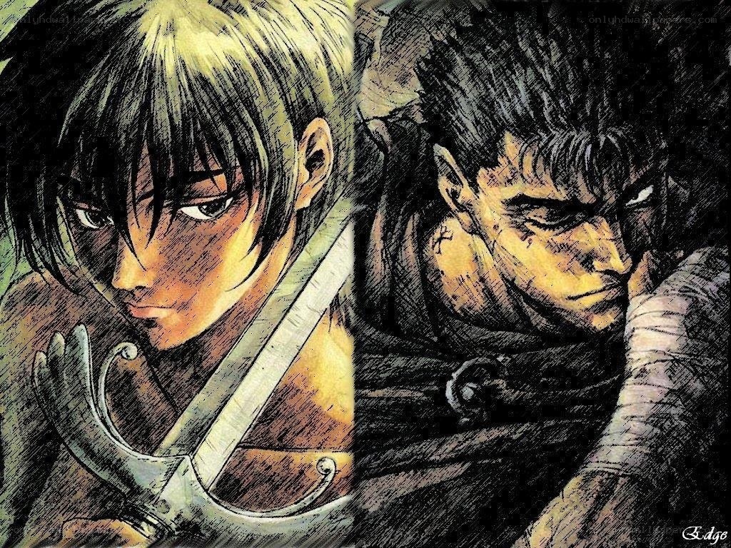 Guts and Casca from Berserk