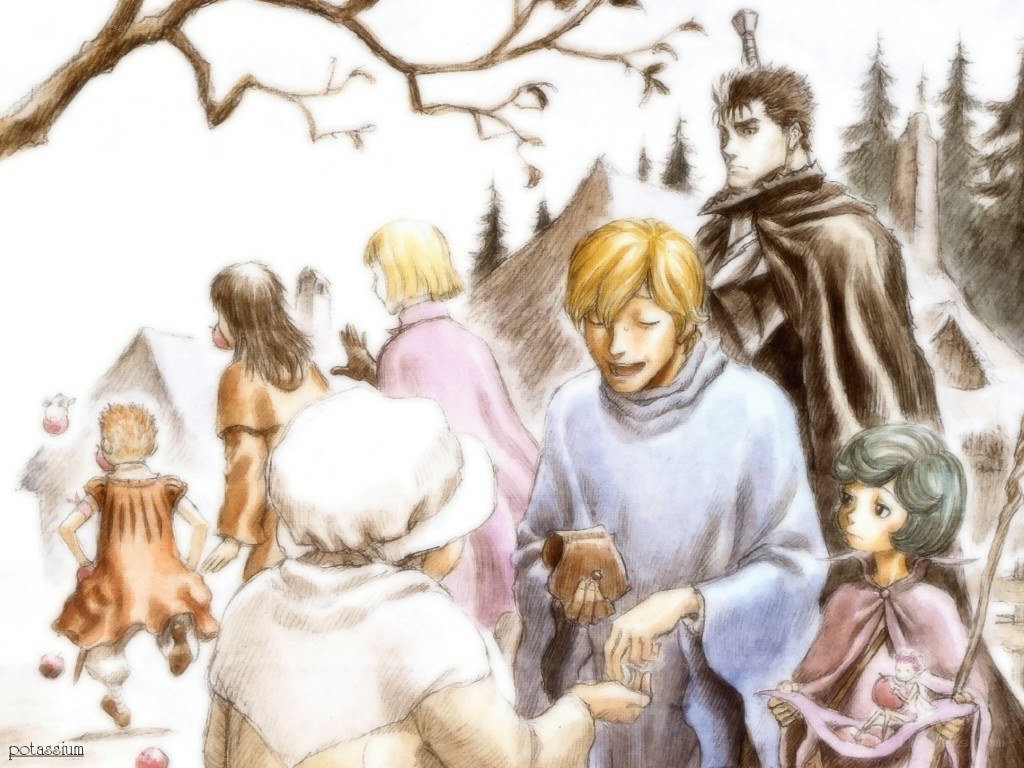 Guts and the villagers