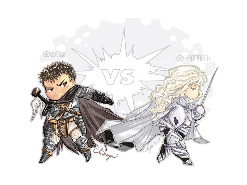 Guts vs Griffith battle