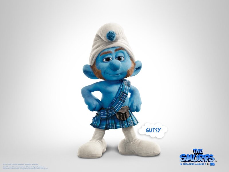 Gutsy Smurf character