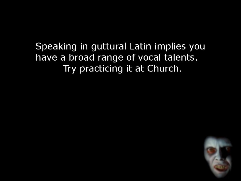 Guttural Latin joke