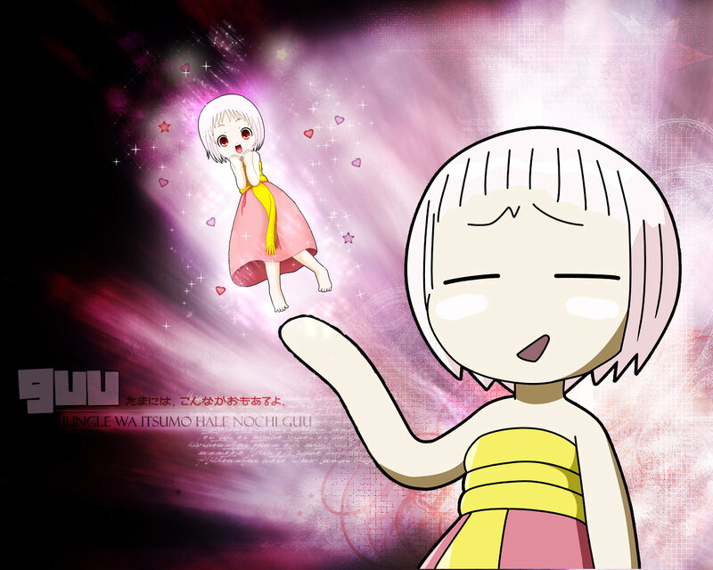 Guu character art with dream sequence
