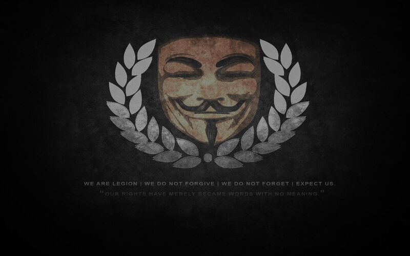 Guy Fawkes Mask — Black, Dramatic, Digital Art, Laurel Wreath