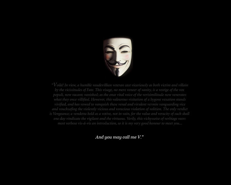 Guy Fawkes Mask — Black, Dramatic, Night