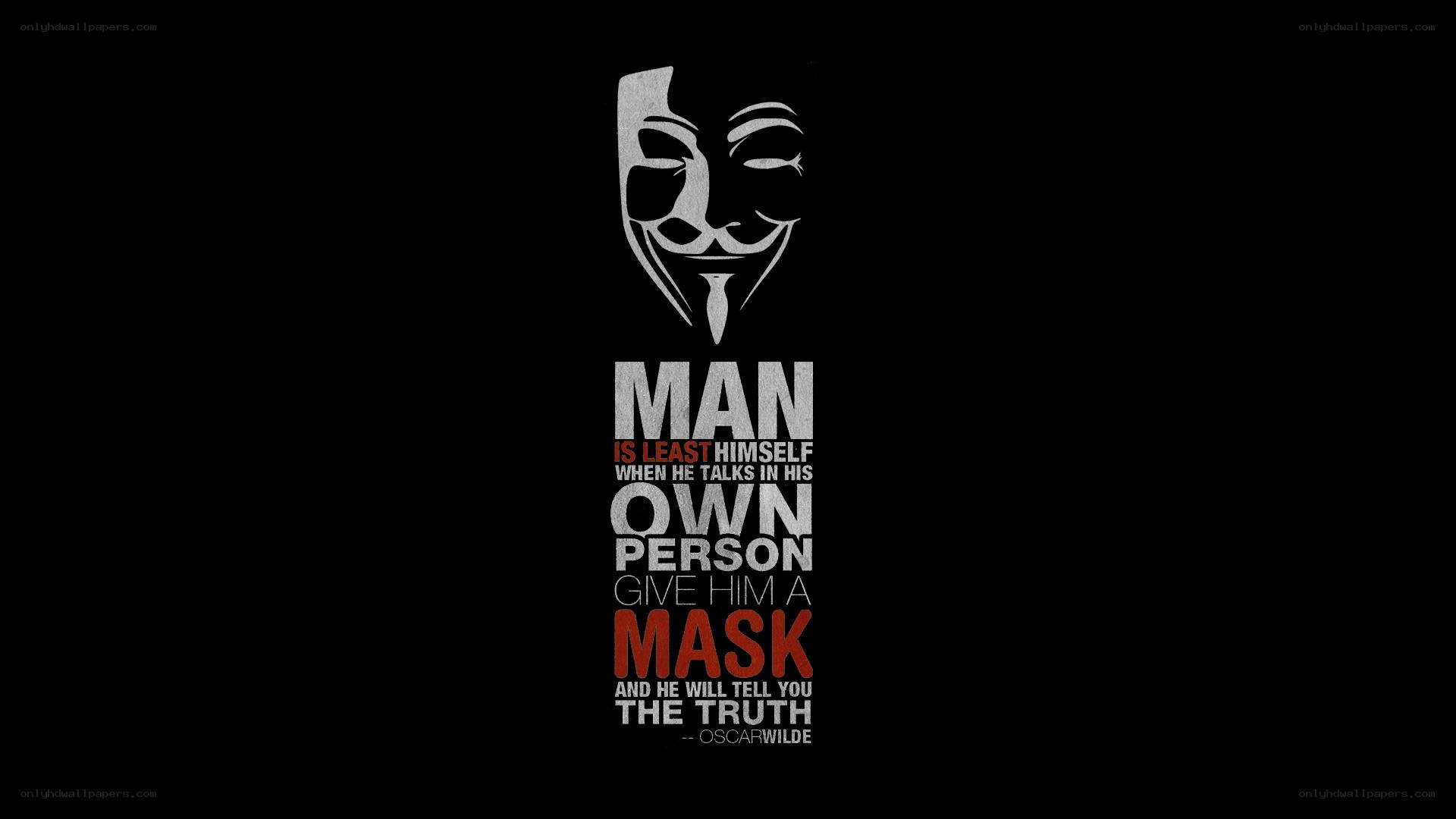 Guy Fawkes mask quote