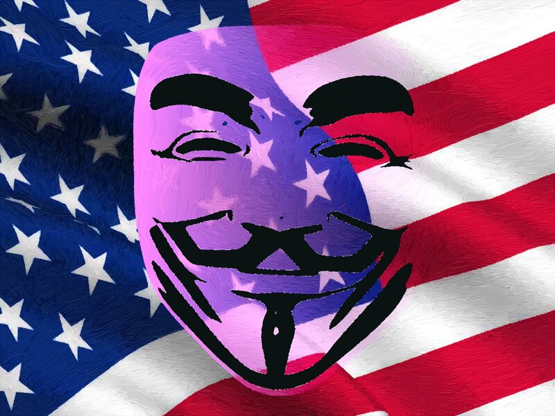 Guy Fawkes Mask — Red
