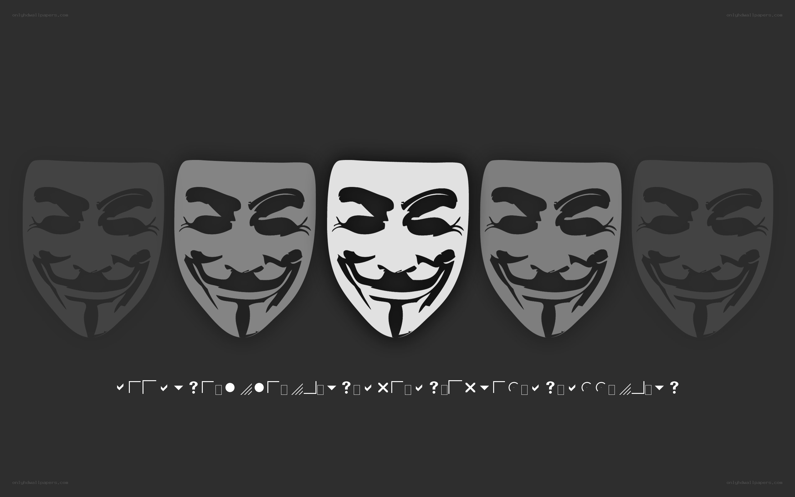 Guy Fawkes mask series