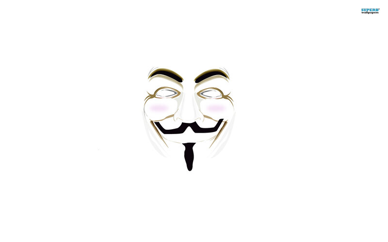 Guy Fawkes Mask — White