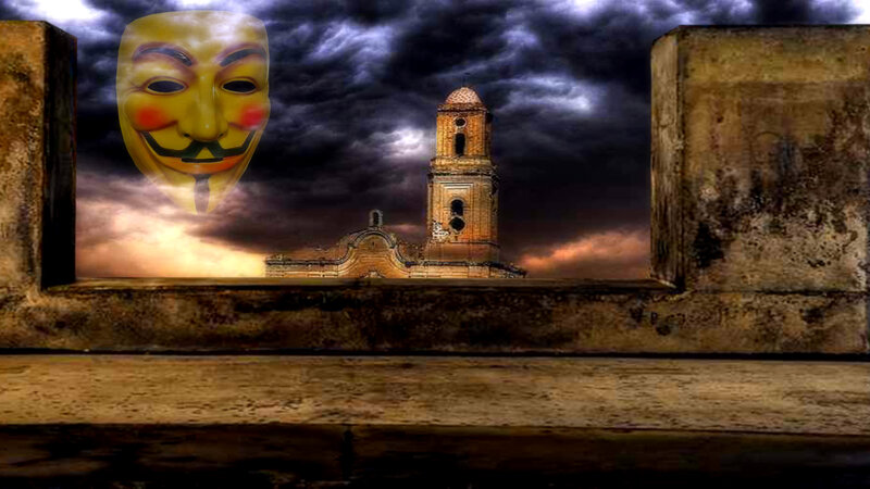 Guy Fawkes Mask — Yellow