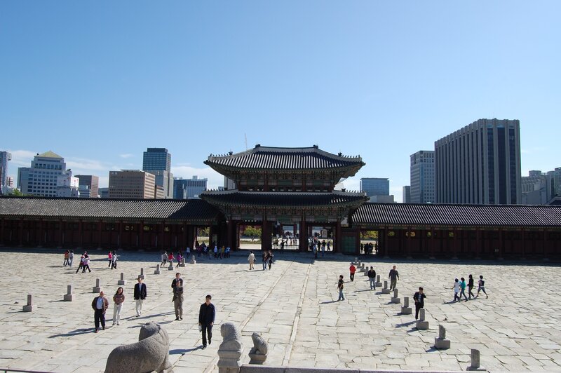 Gwanghwamun Gate in Seoul