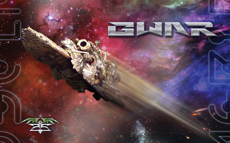 GWAR spaceship in space
